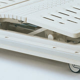 【中古】パラマウントベッド 電動ベッド (メーティスシリーズ) 3モーター 双輪キャスター (セントラルロック仕様) - 介護ベッド.shop