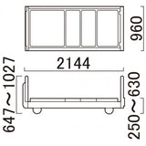 【中古】メーティスシリーズ電動ベッド KA-96121A 双輪キャスター(セントラルロック仕様) - 介護ベッド.shop
